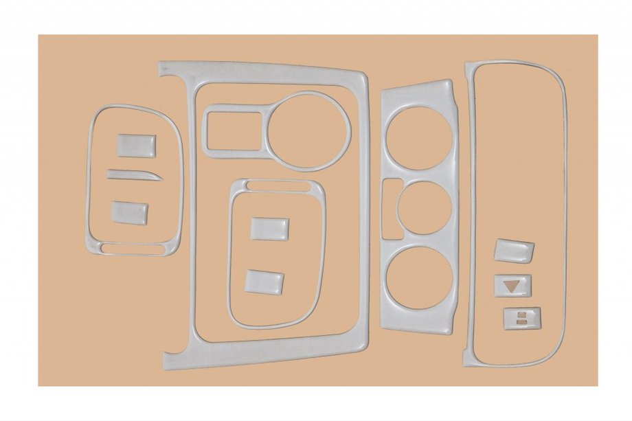 Volkswagen Polo 2010–2017 Instrumentbordbeklædning Aluminium Image