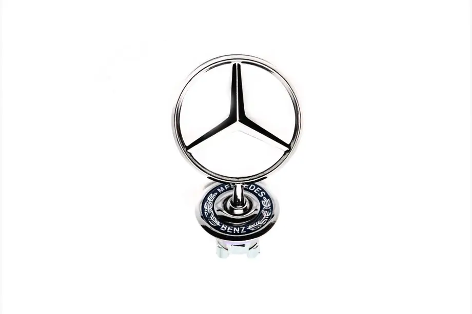 Mercedes S-сlass W140 1991–1998 Emblem med trådkors (med tekst) Image