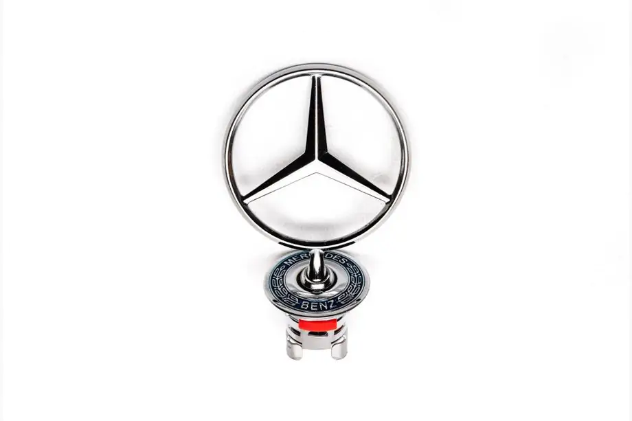 Mercedes E-class W212 2009–2016 Emblem med trådkors (med tekst) Image