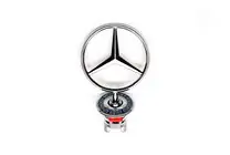 Mercedes E-class W212 2009–2016 Emblem med trådkors (med tekst) foto 1
