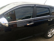 Nissan Qashqai 2007–2010 Udvendige vindueslister (4 stk., rustfrit stål) Standardudgave, OmsaLine – italiensk rustfrit stål foto 1