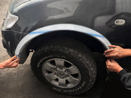 Mitsubishi L200 2006–2015 Skærmkantlister (4 stk., rustfrit stål) foto 1