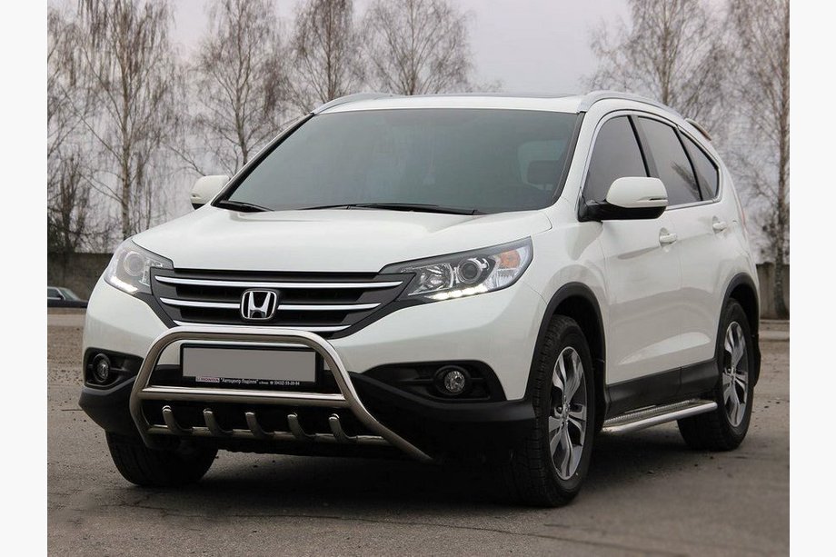 Honda CRV 2012–2016 Frontbeskyttelse WT003 (rustfrit stål) Image