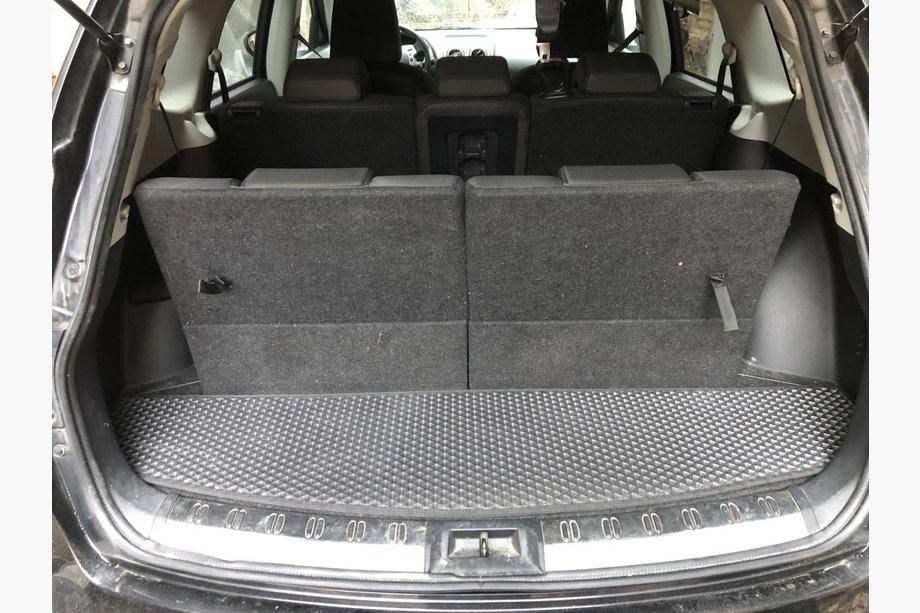 Nissan Qashqai 2010–2014 Bagagerumsmåtte til +2 (kort, EVA, sort) Image