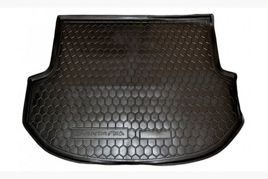 Hyundai Santa Fe 3 2012–2018 Bagagerumsbakke, kort akselafstand, 5 sæder (Autogumm, plast) Image
