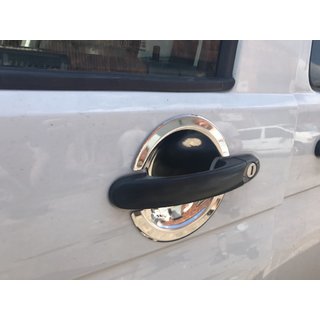 Beskyttelsesplader under dørhåndtag (rustfrit stål) Volkswagen T5 Caravelle 2004–2010 foto 4
