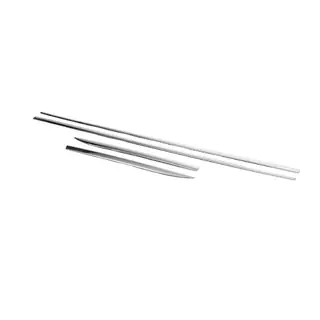 Dørmolding (4 stk., rustfrit stål)