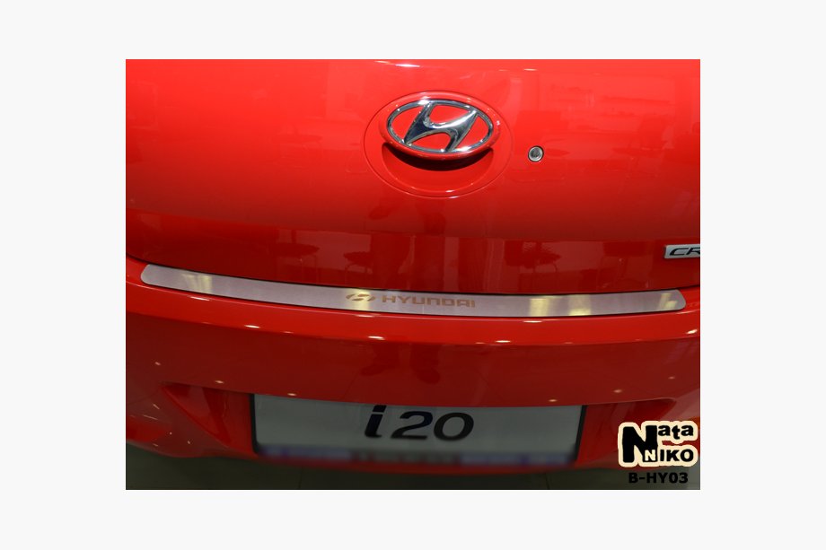 Hyundai I-20 2008–2012 Bagkofangerbeskytter Nataniko (rustfri stål) 2010-2012 Image