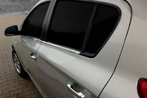 Hyundai I-20 2008–2012 Nedre rudelister (6 stk., rustfrit stål) foto 1