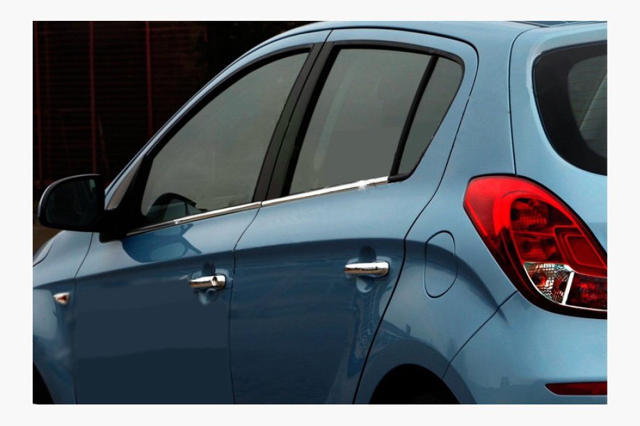 Hyundai I-20 2012–2014 Nedre rudelister (4 stk., rustfrit stål) Image