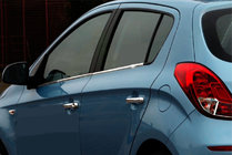 Hyundai I-20 2012–2014 Nedre rudelister (4 stk., rustfrit stål) foto 1
