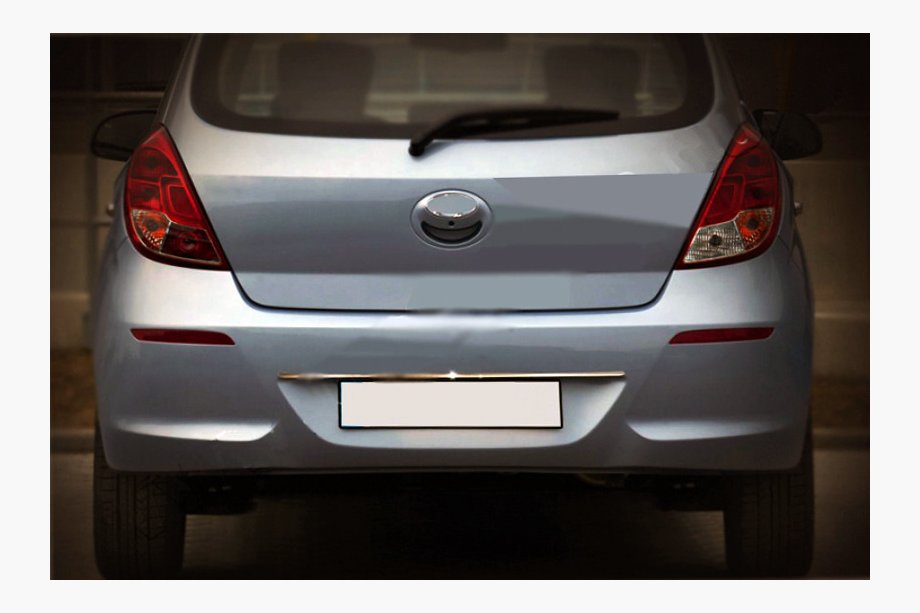 Hyundai I-20 2012–2014 Liste over nummerplade (rustfrit stål) Foto 1