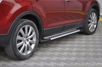 Mazda CX-9 2007–2016 Sidetrin Allmond Grey (2 stk., aluminium) foto 1