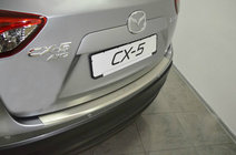 Mazda CX-5 2012–2017 Bagkofangerliste med buk Natanika (rustfrit stål) foto 1