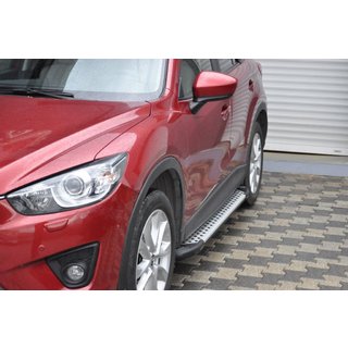 Sidetrin Allmond Grey (2 stk., aluminium)