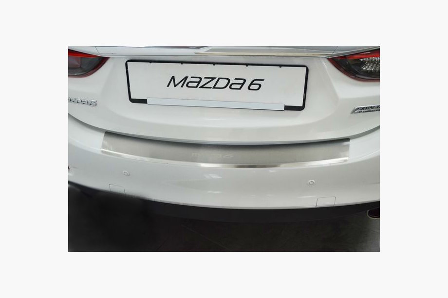Mazda 6 2012–2024 Bagkofangerbeskytter med kant Nataniko (4D, rustfrit stål) Image