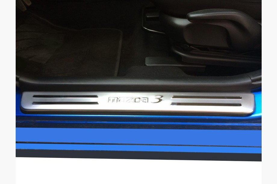Mazda 3 2003–2009 Dørtrinslister Libao (4 stk., rustfrit stål) Image