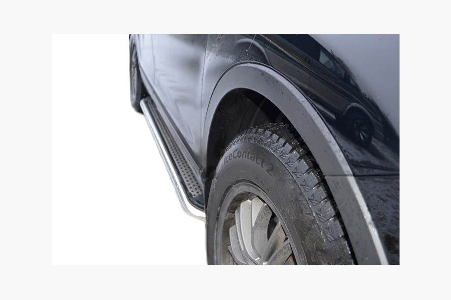 Mercedes GL-klasse X164 2006–2012 Sidetrin Maydos V2 (2 stk., rustfrit stål) Image