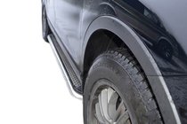 Mercedes GL-klasse X164 2006–2012 Sidetrin Maydos V2 (2 stk., rustfrit stål) foto 1