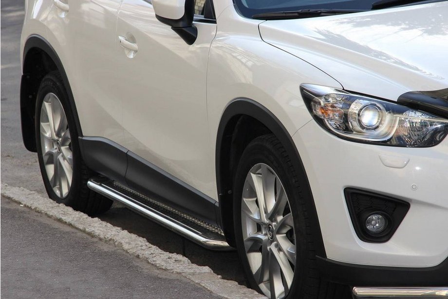 Mazda CX-3 2015– Sidetrin KB001 (rustfrit stål) Image