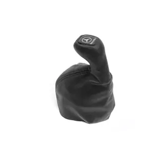 Gearmanchet og gearknop uden ramme (læder)
