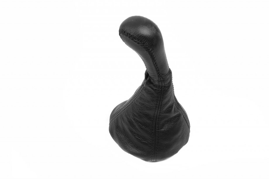 Universel gearmanchet med gearknop (sort, læder) Foto 1