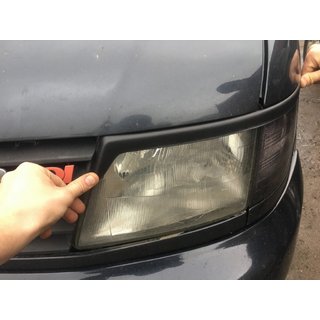 Øjenlåg til forlygter (sort) Mercedes Vito W638 1996–2003 foto 4