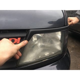 Øjenlåg til forlygter (sort) Mercedes Vito W638 1996–2003 foto 3