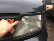 Mercedes Vito W638 1996–2003 Øjenlåg til forlygter (sort) Sort højglans foto 3