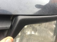Mercedes Vito W638 1996–2003 Øjenlåg til forlygter (sort) Sort højglans foto 2