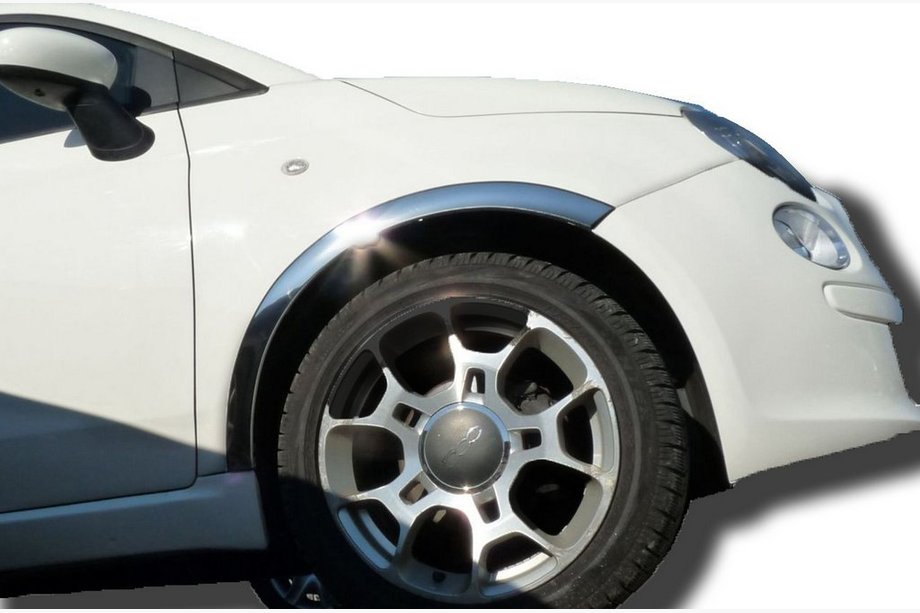 Fiat 500/500L 2013–2022 Skærmkantlister (4 stk., rustfrit stål) Image