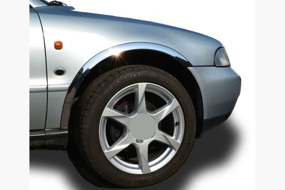 Audi A4 B5 1994–2001 Skærmkantlister (4 stk., rustfrit stål) Image