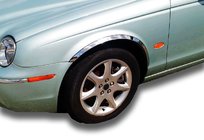 Jaguar X-Type 2001–2009 Skærmkantlister (4 stk., rustfrit stål) foto 1