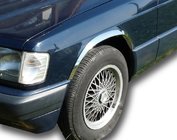 Mercedes W201 (190) 1982–1993 Skærmkanter 1988-1993 (4 stk., rustfrit stål) foto 1
