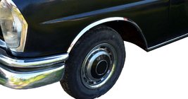 Mercedes W108 1965–1972 Skærmkantlister (4 stk., rustfrit stål) foto 1
