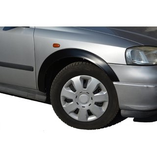 Skærmkantslister til hjulkasser (Sedan/Hatchback) (4 stk., sorte) Opel Astra G Classic 1998–2012 foto 2