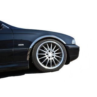 Skærmkantlister (4 stk., rustfrit stål) BMW 5-serie E39 1996–2003 foto 1