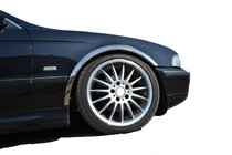 BMW 5-serie E39 1996–2003 Skærmkantlister (4 stk., rustfrit stål) foto 1