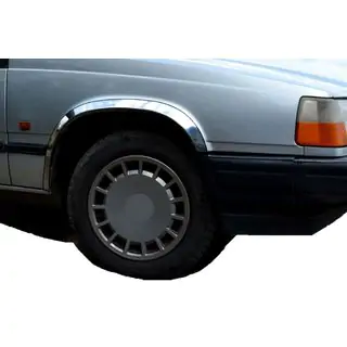 Skærmkantlister (4 stk., rustfrit stål) foto 1