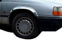 Volvo 940/960 1990–1997 Skærmkantlister (4 stk., rustfrit stål) foto 1