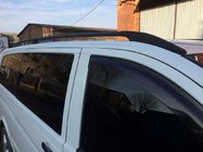 Mercedes Viano 2004–2014 Sorte tagrælinger ELITE (plastfod) Lang akselafstand (Long) foto 11