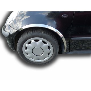Skærmkantlister (4 stk., rustfrit stål) Mercedes A-klasse W168 1997–2004 foto 1