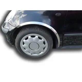 Skærmkantlister (4 stk., rustfrit stål)
