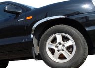 Hyundai Santa Fe 2 2006–2012 Krom skærmkantslister 2006-2009 (4 stk, rustfrit stål) foto 1