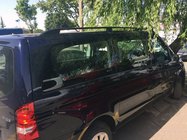 Mercedes Viano 2004–2014 Sorte tagrælinger Skyport (massivt metal) foto 1