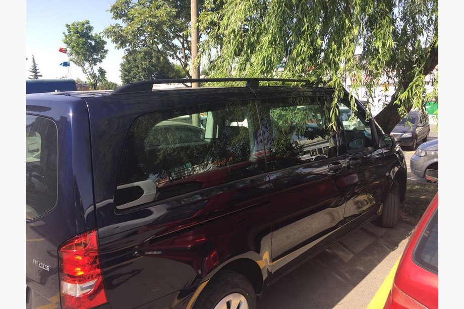 Mercedes Vito/V-klasse W447 2014– Tagrælinger Skyport (sorte) Ekstra lang akselafstand (ExtraLong) Foto 3