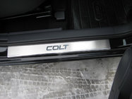 Mitsubishi Eclipse Cross 2017– Dørtrinslister Nathaniko (4 stk., rustfrit stål) Premium - 3M tape, 0,8 mm foto 1