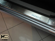 Mitsubishi Grandis 2003–2011 Krom dørtrinslister Nataniko (2 stk., rustfrit stål) foto 1