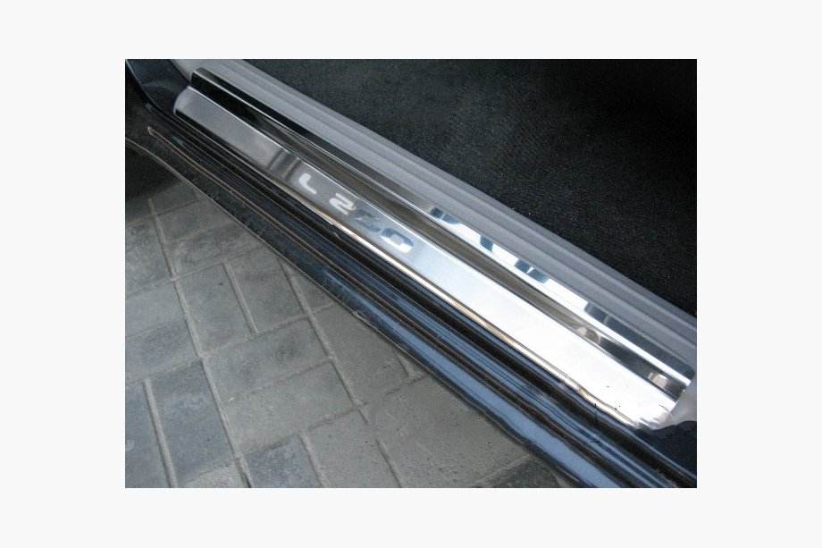 Mitsubishi L200 2006–2015 Krom dørtrinslister Nataniko (2 stk., rustfrit stål) Image
