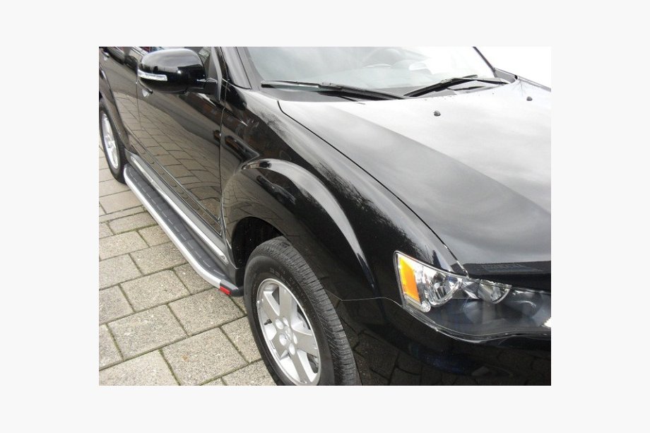 Peugeot 4007 2007–2013 Fullmond sidetrin (2 stk., aluminium) Image